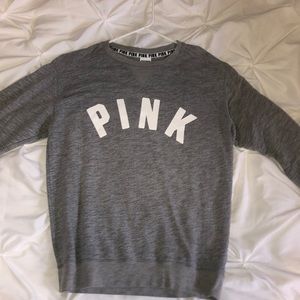 VS PINK grey crewneck!